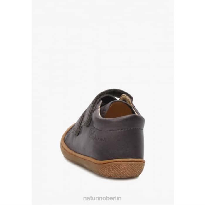 de Naturino Kinder Kokon vl Erste-Schritte-Schuhe aus Nappaleder grau 822X135