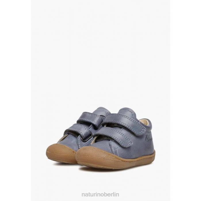 de Naturino Kinder Kokon vl Erste-Schritte-Schuhe aus Nappaleder hellblau 822X197