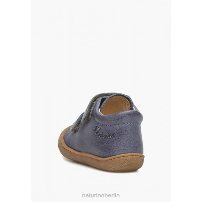 de Naturino Kinder Kokon vl Erste-Schritte-Schuhe aus Nappaleder hellblau 822X197