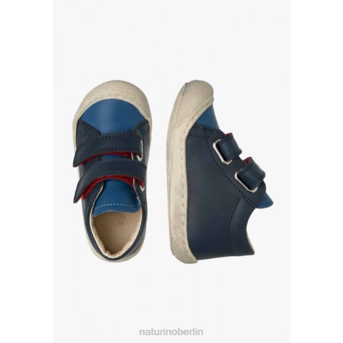 de Naturino Kinder Kokon vl Erste-Schritte-Schuhe aus Nappaleder marineblau-hellblau 822X61
