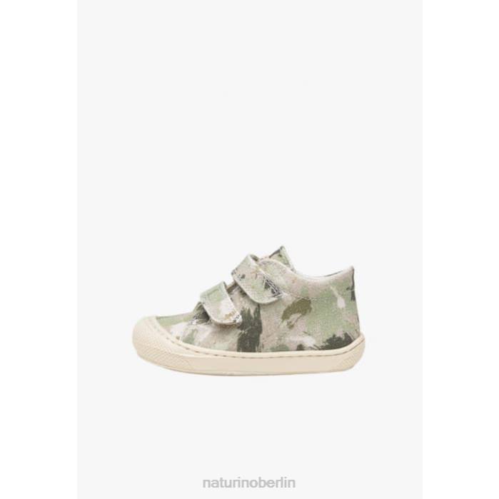 de Naturino Kinder Kokon vl Erste-Schritte-Schuhe aus Stoff Armeegrün 822X82
