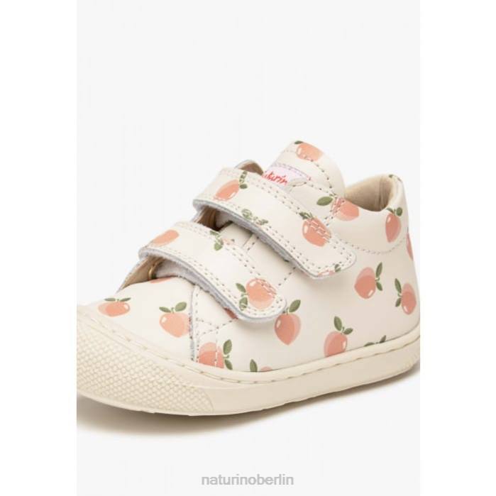 de Naturino Kinder Kokon vl Kleinkinderstiefeletten aus Leder mit Aprikosen-Print Creme 822X100