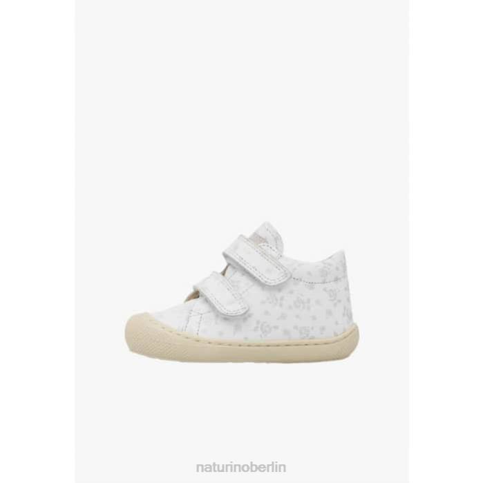 de Naturino Kinder Kokon vl Lauflernschuhe aus Stoff mit Rosendruck Weiss 822X164