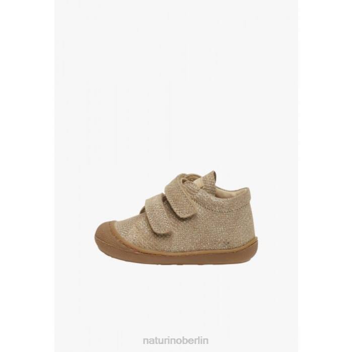 de Naturino Kinder Kokon vl Lauflernschuhe aus laminiertem Wildleder Platin 822X226