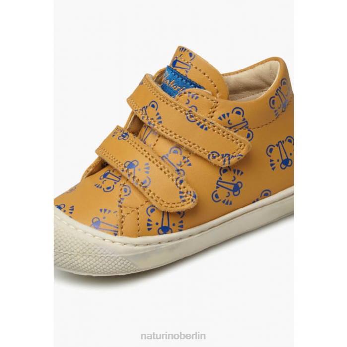 de Naturino Kinder Kokon vl Lederschuhe für Kleinkinder mit Tigerprint Kürbis 822X108