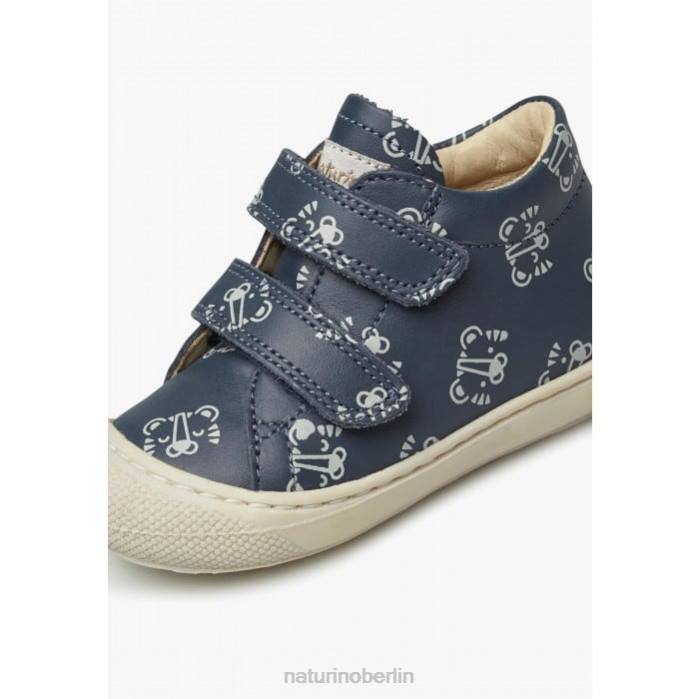 de Naturino Kinder Kokon vl Lederschuhe für Kleinkinder mit Tigerprint Marine 822X162