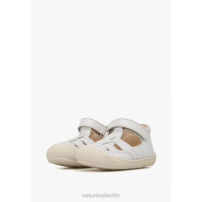 de Naturino Kinder Bündel Wildleder-Sandalen für den ersten Schritt Silber 822X575