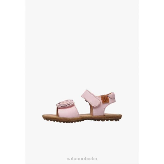 de Naturino Kinder Begonie Sandalen aus Nappaleder mit applizierten Blumen Rosa 822X229