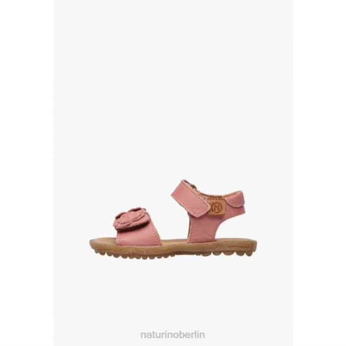 de Naturino Kinder Begonie Sandalen aus Nappaleder mit applizierten Blumen leuchtend rosa 822X231