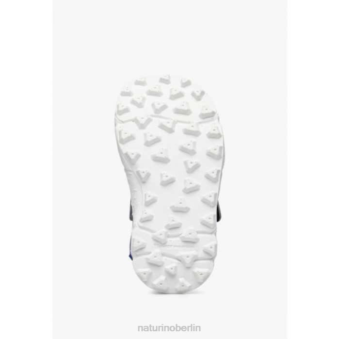 de Naturino Kinder Gaho Junior Aktive Sandalen aus Kunstleder marine-weiß 822X28