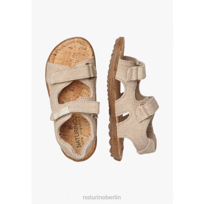 de Naturino Kinder Himmel organisch Sandalen aus Bio-Stoff Beige 822X18