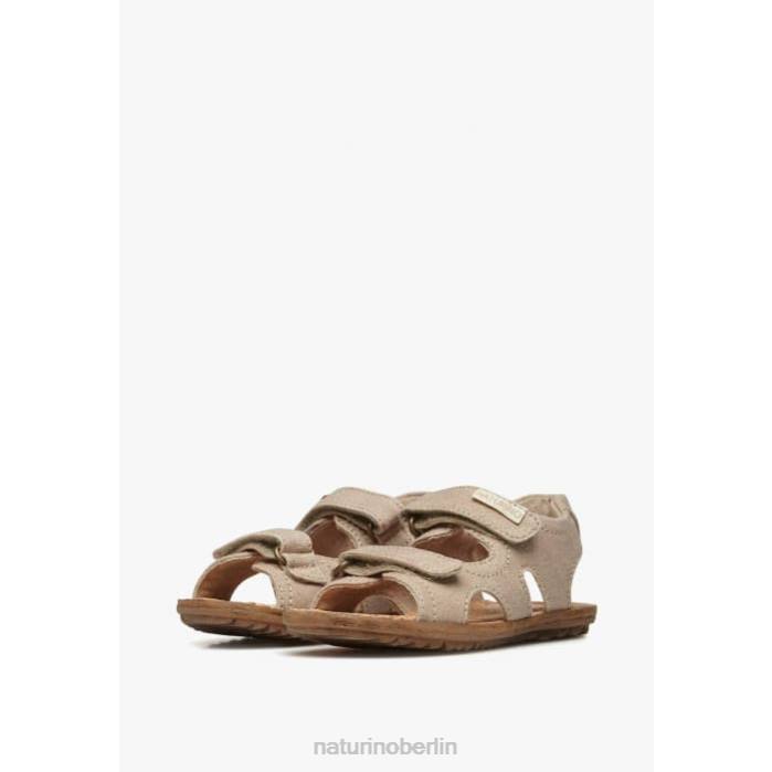 de Naturino Kinder Himmel organisch Sandalen aus Bio-Stoff Beige 822X18