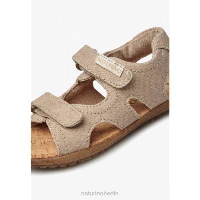 de Naturino Kinder Himmel organisch Sandalen aus Bio-Stoff Beige 822X18