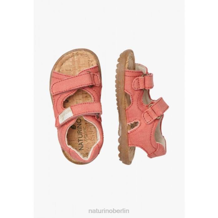 de Naturino Kinder Himmel organisch Sandalen aus Bio-Stoff leuchtend rosa 822X20