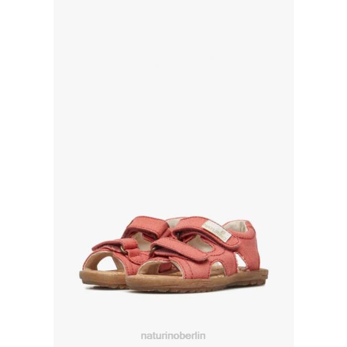 de Naturino Kinder Himmel organisch Sandalen aus Bio-Stoff leuchtend rosa 822X20