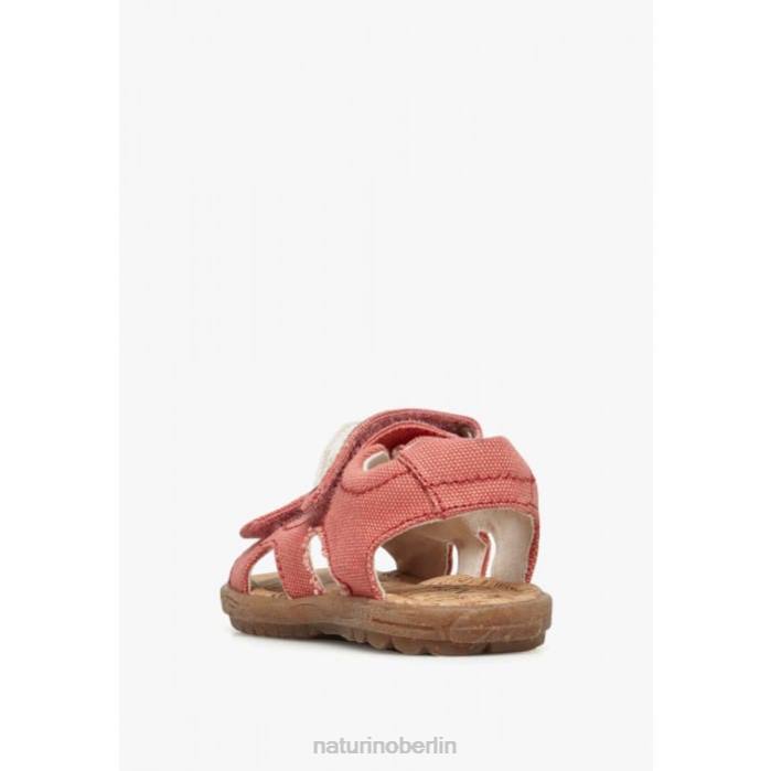 de Naturino Kinder Himmel organisch Sandalen aus Bio-Stoff leuchtend rosa 822X20