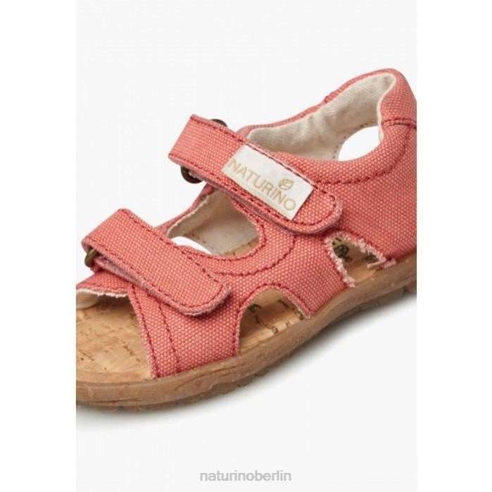 de Naturino Kinder Himmel organisch Sandalen aus Bio-Stoff leuchtend rosa 822X20