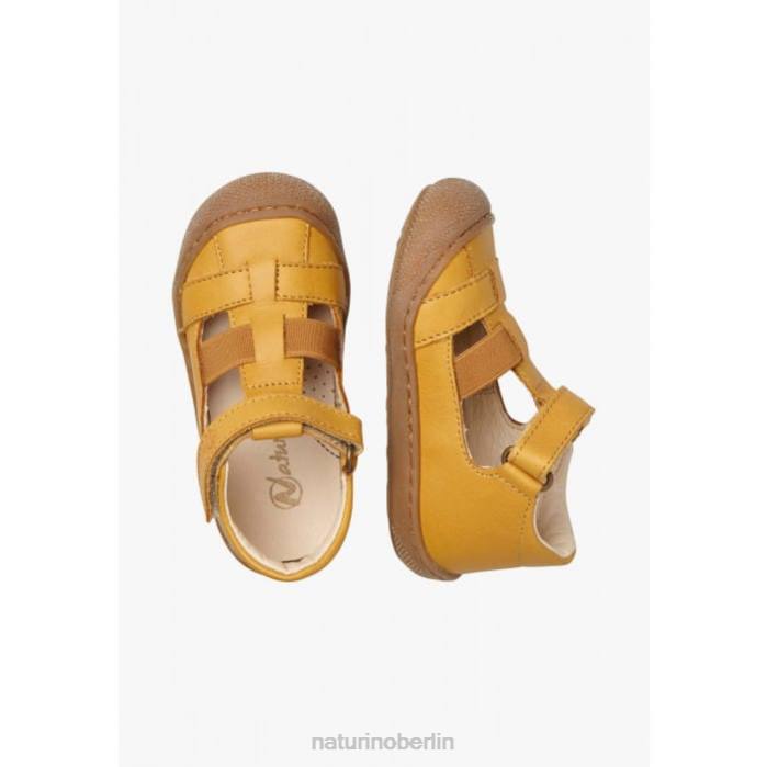 de Naturino Kinder langen halbgeschlossene Sandalen mit elastischem Einsatz Kürbis 822X598