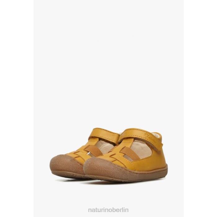 de Naturino Kinder langen halbgeschlossene Sandalen mit elastischem Einsatz Kürbis 822X598