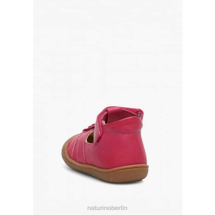 de Naturino Kinder maggy halbgeschlossene Sandalen mit applizierten Blumen Fuchsie 822X595