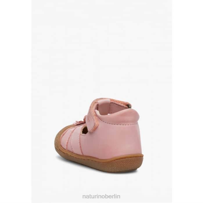 de Naturino Kinder maggy halbgeschlossene Sandalen mit applizierten Blumen Rosa 822X596