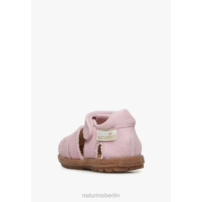de Naturino Kinder siehe Bio halboffene Sandalen aus Bio-Stoff Rosa 822X22