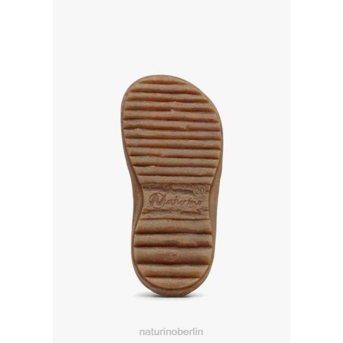 de Naturino Kinder taror Sandalen aus Nappaleder blau-orange 822X236