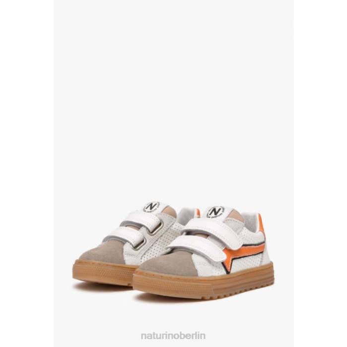 de Naturino Kinder Blitz vl. Sneakers aus Leder und Wildleder grau-taubengrau 822X453