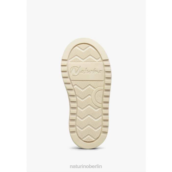 de Naturino Kinder Ceonia vl. Turnschuhe aus Kunstleder weiß-puderrosa 822X46