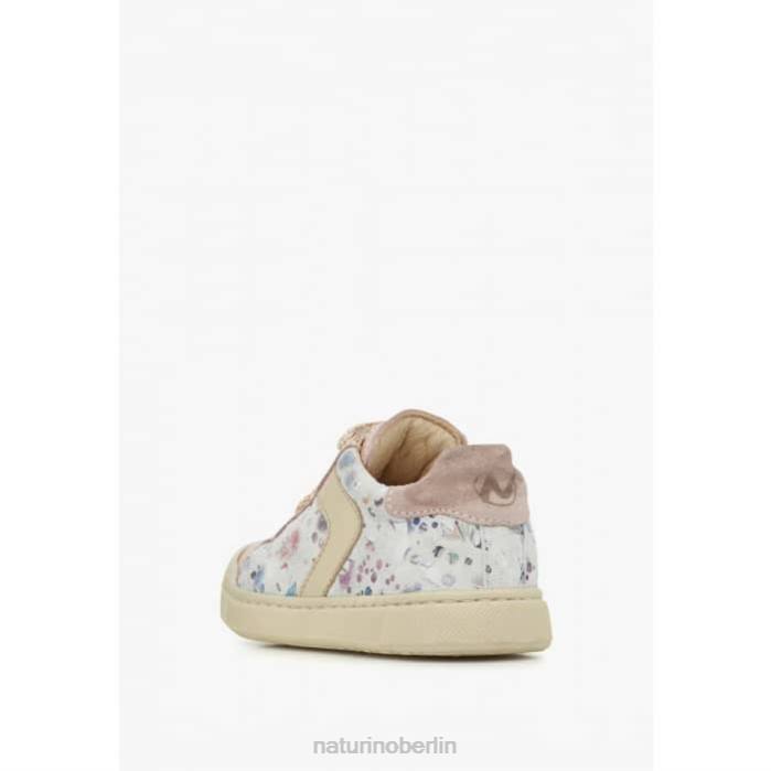 de Naturino Kinder Clarendon-Reißverschluss Sneakers aus Leder und Wildleder Rosa 822X411