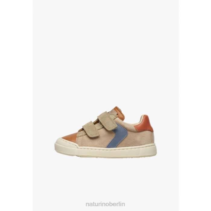 de Naturino Kinder Clarendon vl Sneakers aus Leder und Wildleder braun-taubengrau 822X455