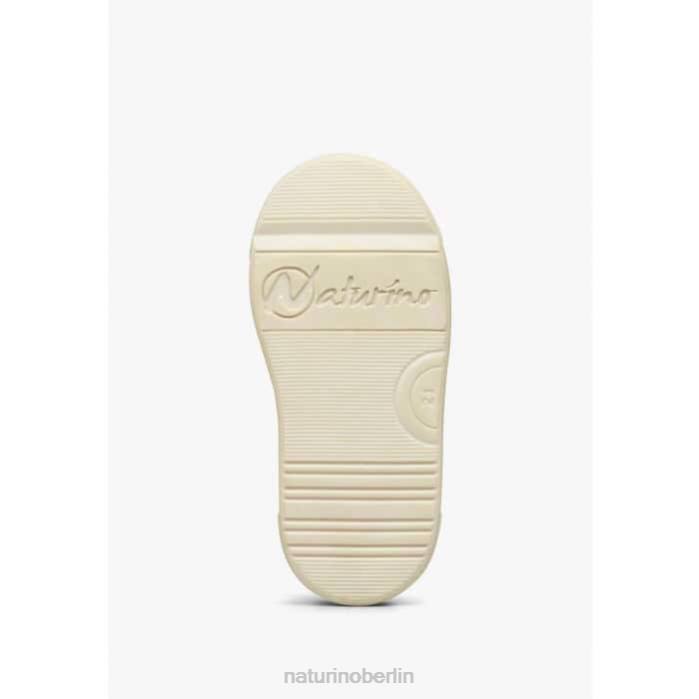 de Naturino Kinder Faluk-Reißverschluss Sneakers aus Leder und Wildleder Platin-Puderrosa 822X477