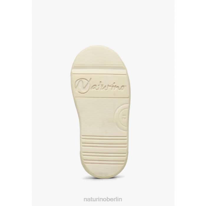 de Naturino Kinder Faluk-Reißverschluss Sneakers aus Leder und Wildleder cremebraun 822X424