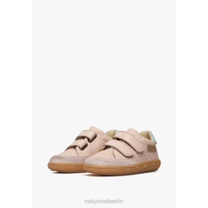 de Naturino Kinder Koalitos Sneakers aus Nappaleder und Wildleder Rosa 822X481