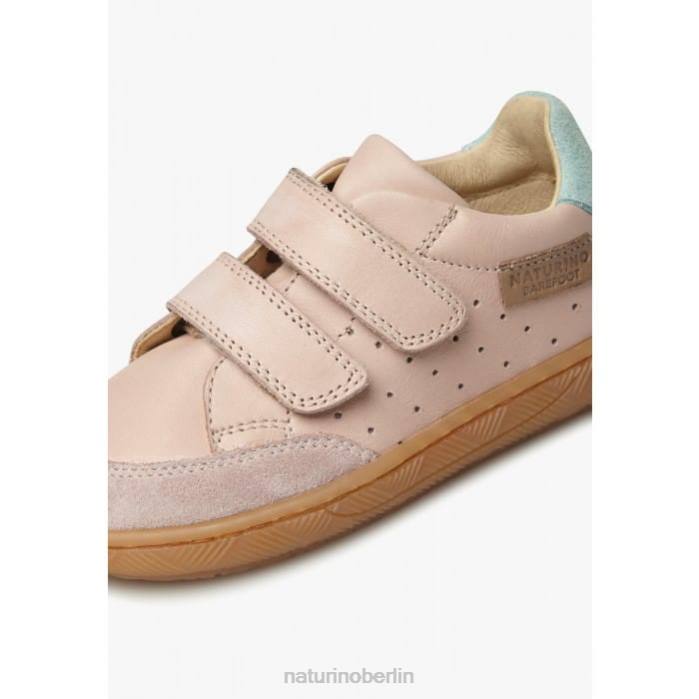 de Naturino Kinder Koalitos Sneakers aus Nappaleder und Wildleder Rosa 822X481