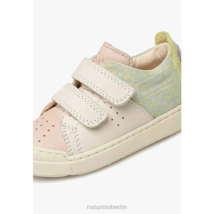 de Naturino Kinder Trajan vl Sneakers aus Leder und Wildleder rosa-creme 822X398