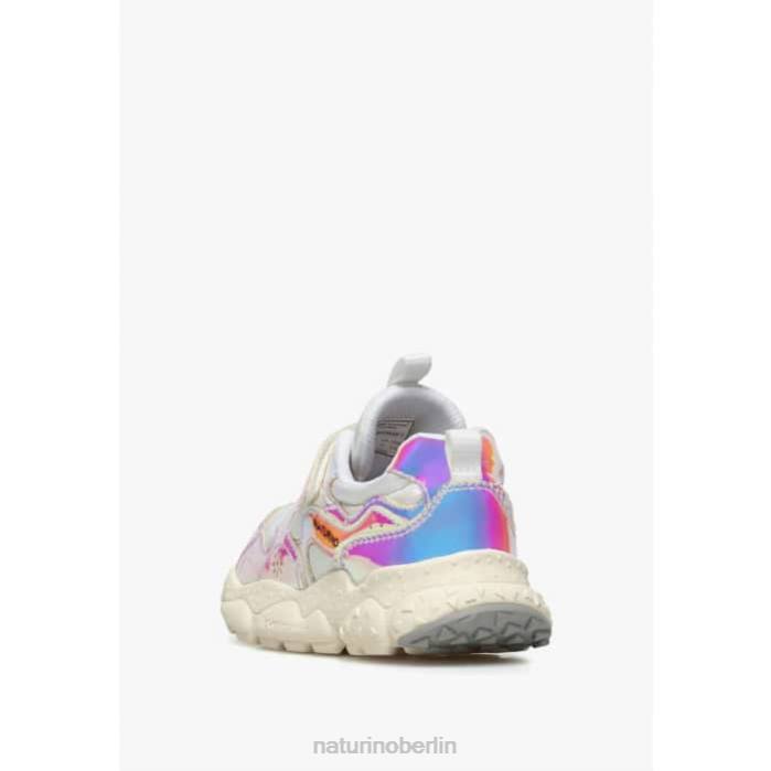 de Naturino Kinder Yamano 3 Vl Junior. Sneakers aus Kunstleder und technischem Stoff hellblau-lila 822X43