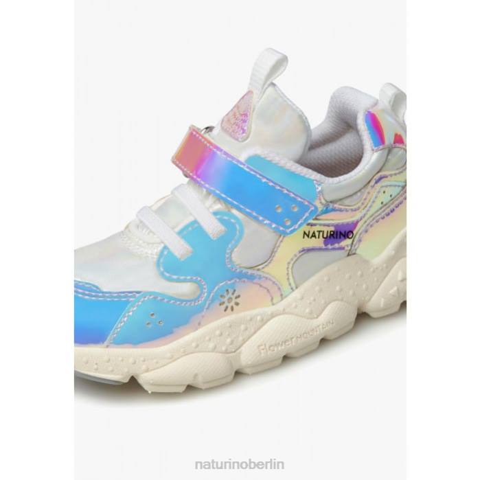 de Naturino Kinder Yamano 3 Vl Junior. Sneakers aus Kunstleder und technischem Stoff hellblau-lila 822X43