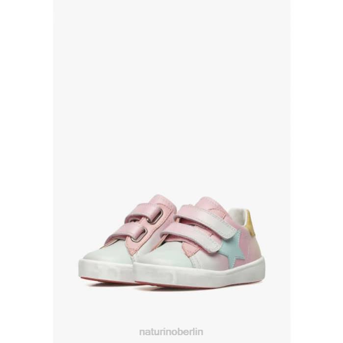 de Naturino Kinder annie vl Ledersneaker mit Sternaufnäher Rosa 822X364