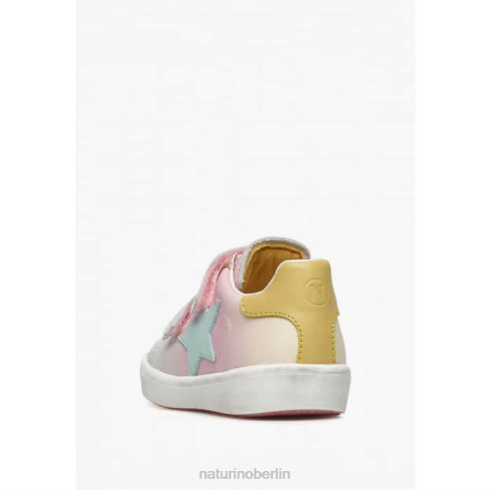 de Naturino Kinder annie vl Ledersneaker mit Sternaufnäher Rosa 822X364