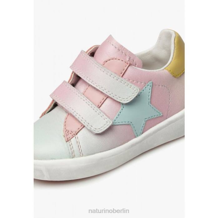 de Naturino Kinder annie vl Ledersneaker mit Sternaufnäher Rosa 822X364