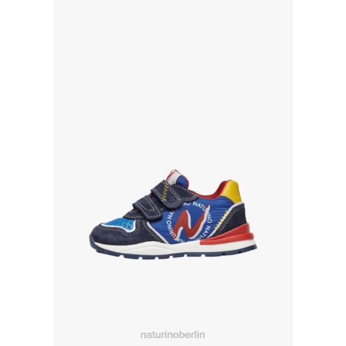 de Naturino Kinder argal vl Sneakers aus Wildleder und Stoff Blau 822X395