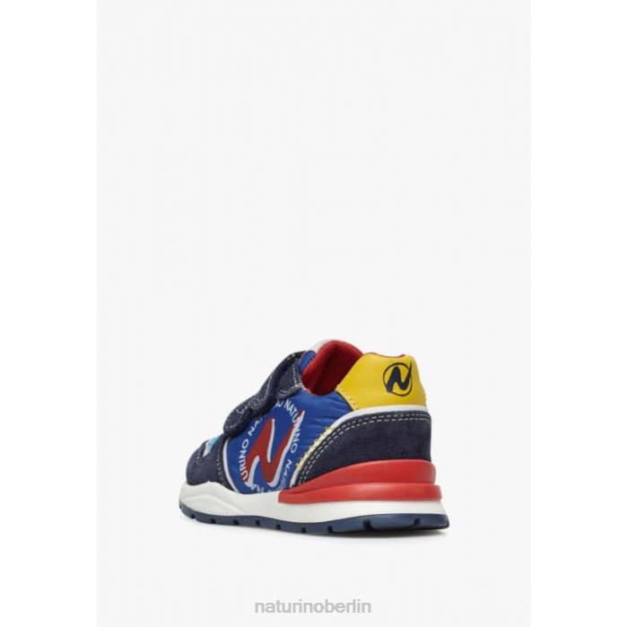 de Naturino Kinder argal vl Sneakers aus Wildleder und Stoff Blau 822X395