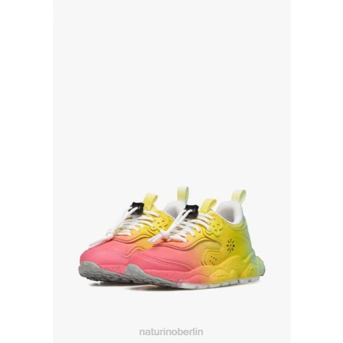 de Naturino Kinder doi junior. Turnschuhe aus Öko-Leder und Stoff Fuchsie 822X40