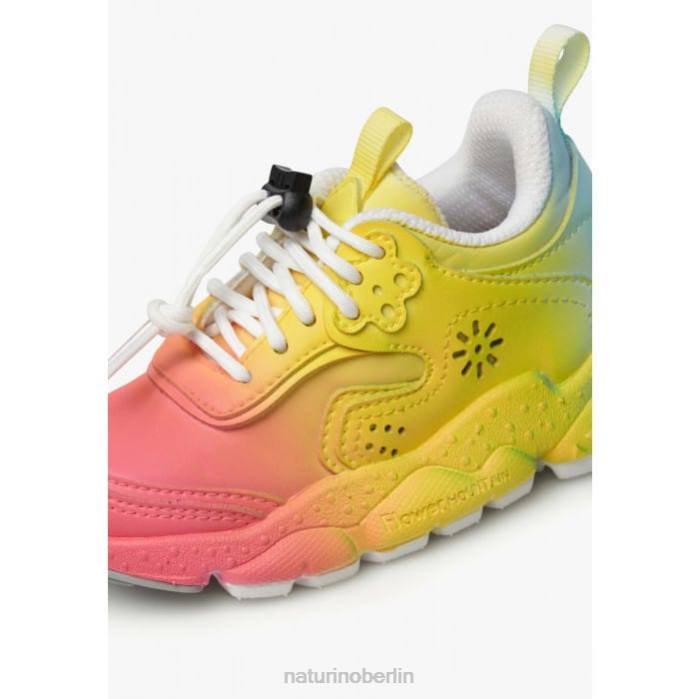 de Naturino Kinder doi junior. Turnschuhe aus Öko-Leder und Stoff Fuchsie 822X40