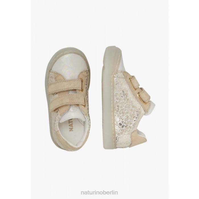 de Naturino Kinder eindhoven vl Sneakers aus Leder und Wildleder Platin 822X399