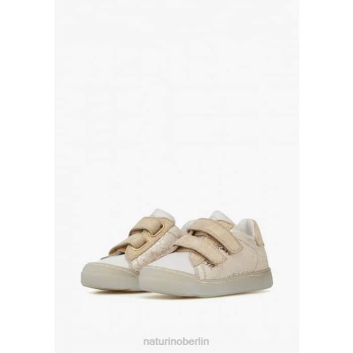 de Naturino Kinder eindhoven vl Sneakers aus Leder und Wildleder Platin 822X399