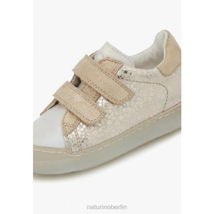 de Naturino Kinder eindhoven vl Sneakers aus Leder und Wildleder Platin 822X399