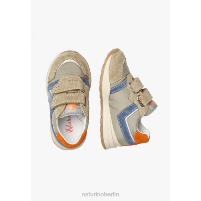 de Naturino Kinder evon vl Sneakers aus Wildleder und Stoff taubengrau-blau 822X448