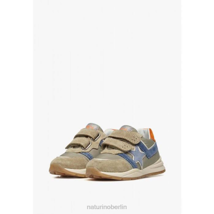 de Naturino Kinder evon vl Sneakers aus Wildleder und Stoff taubengrau-blau 822X448